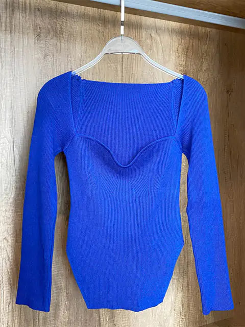 Long Sleeve Knitted Pullover