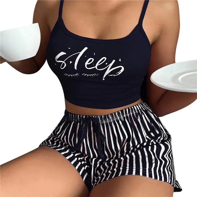 Print Pajama Set